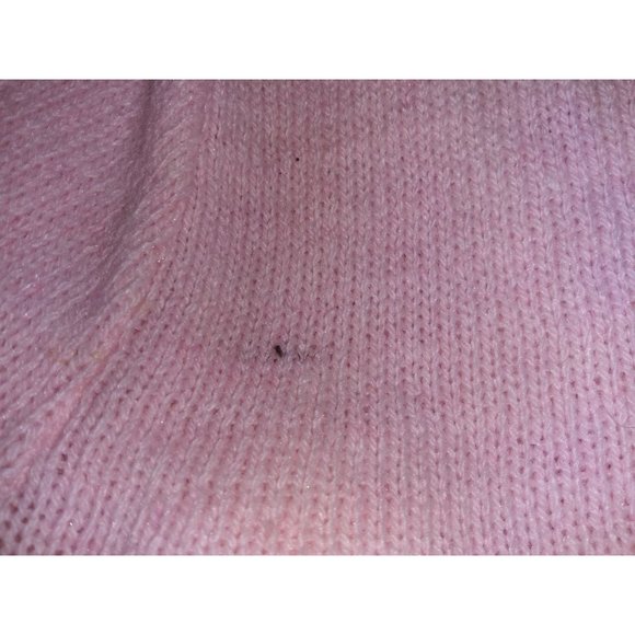 Hush Puppies Pink V Neck Knitted Sweater Long Sleeve Size Small Women's - Picture 6 of 11